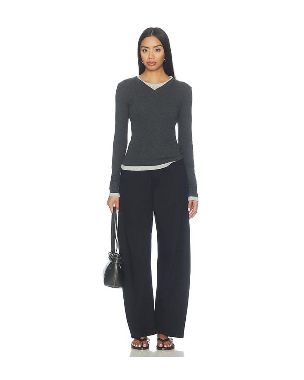 Agolde Black Luna Trouser