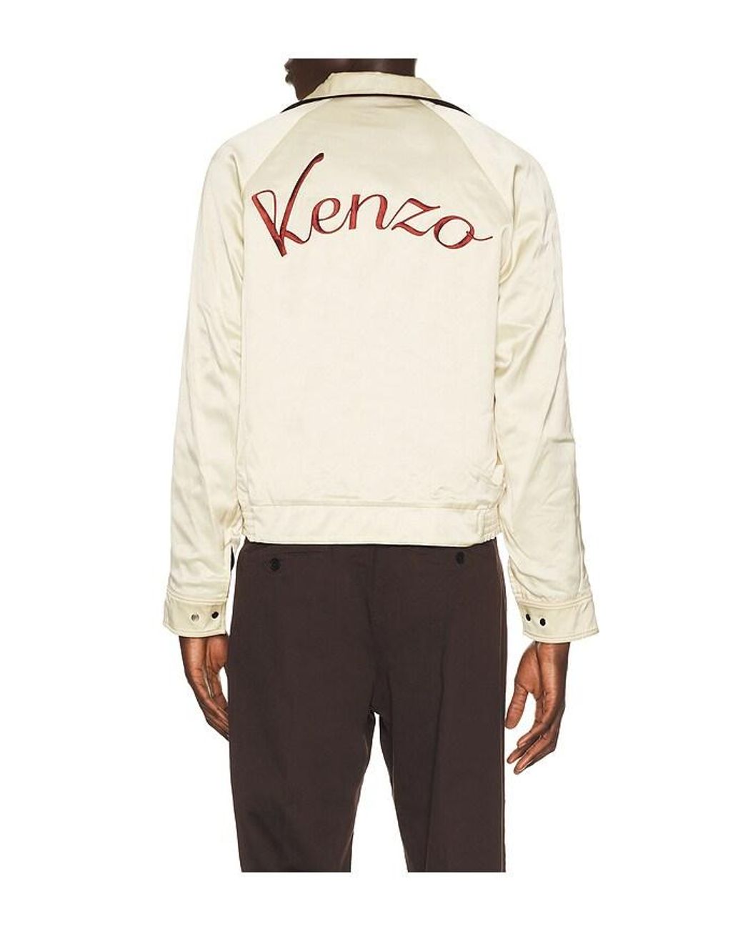 KENZO Black Wildflower Souvenir Jacket for men