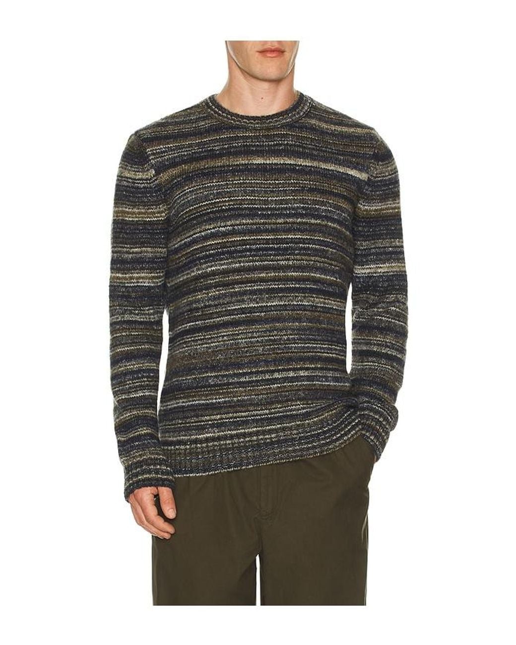 Barbour Black Pateley Crew Neck Sweater for men
