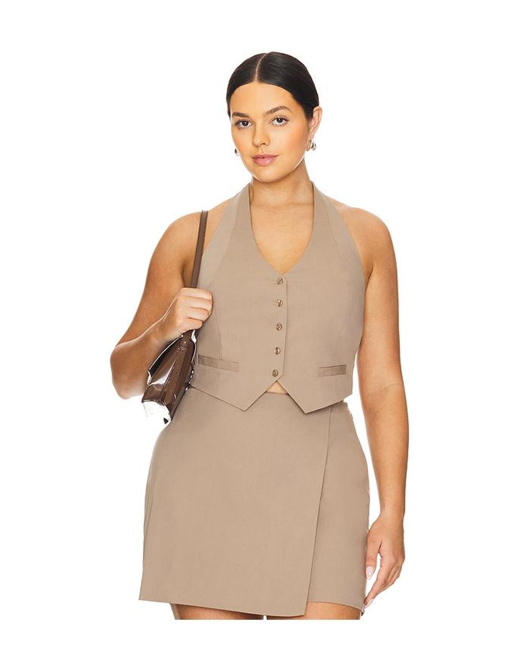 Chaleco En Color Bronce Talla (También En L, Xl) GOOD AMERICAN de color Multicolor