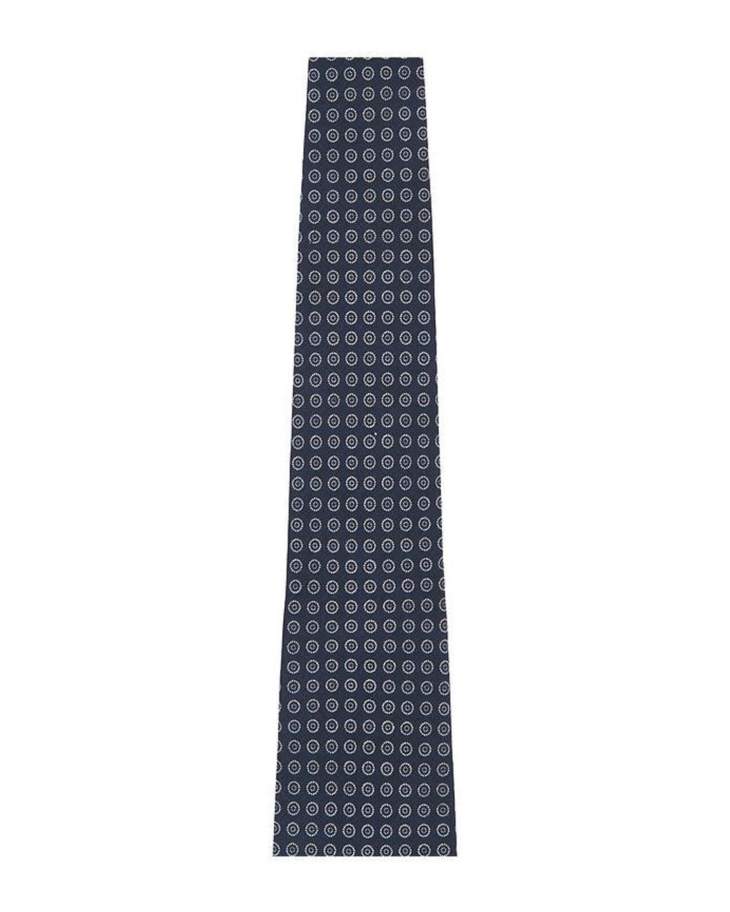 Polo Ralph Lauren Blue Silk Circle Neat Neck Tie for men
