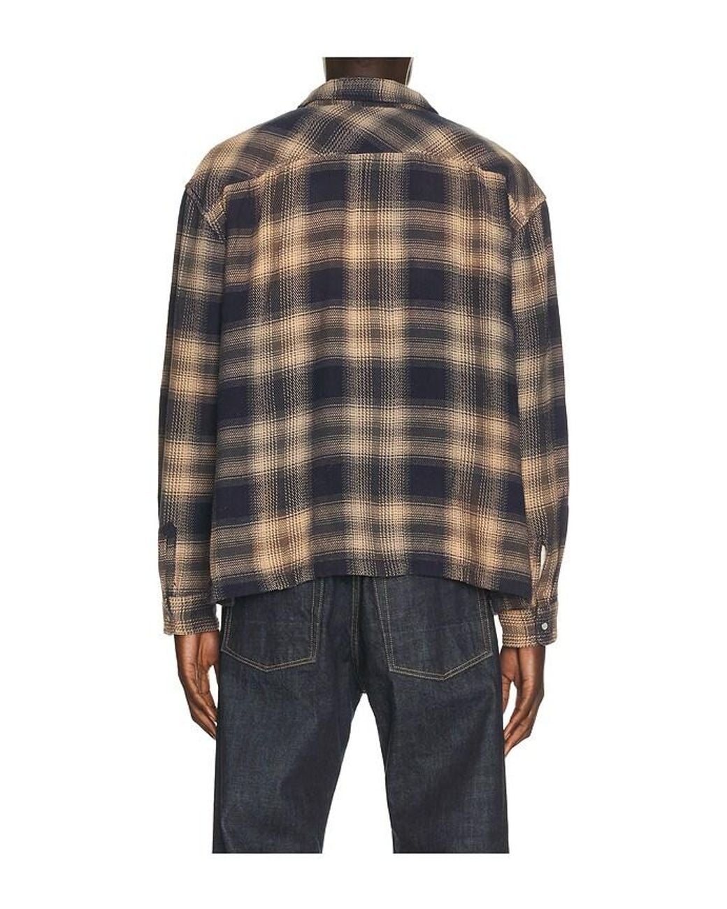 Levi's Black Boxy Western Long Sleeve Shirt for men