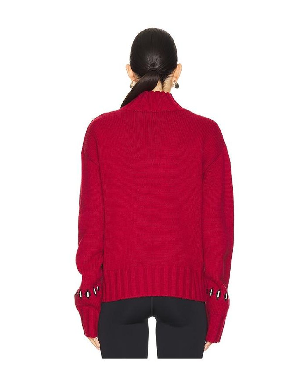 Lovers + Friends Red Annabel Ski Sweater