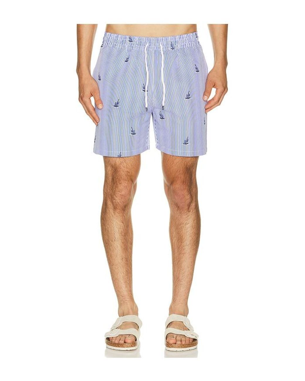 Polo Ralph Lauren Blue Traveler Swim Trunk for men