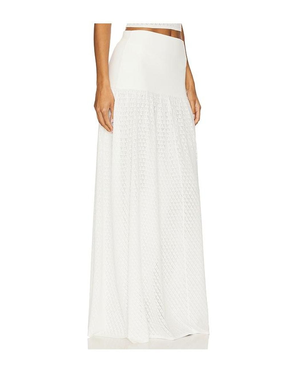 4th & Reckless White Avani Skirt
