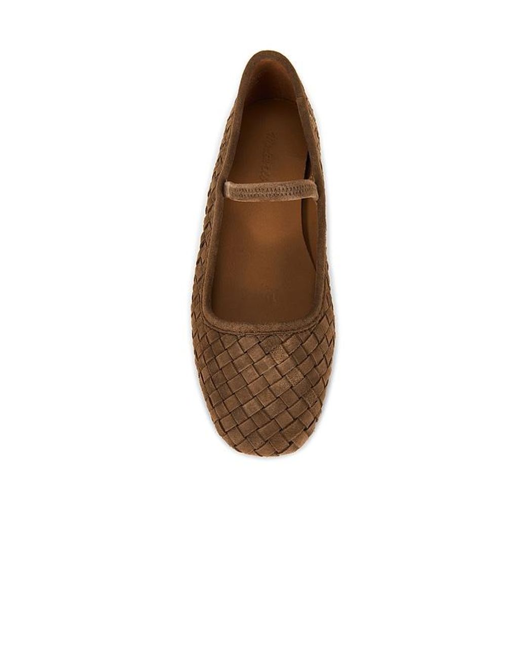 Madewell White Greta Woven Mary Jane