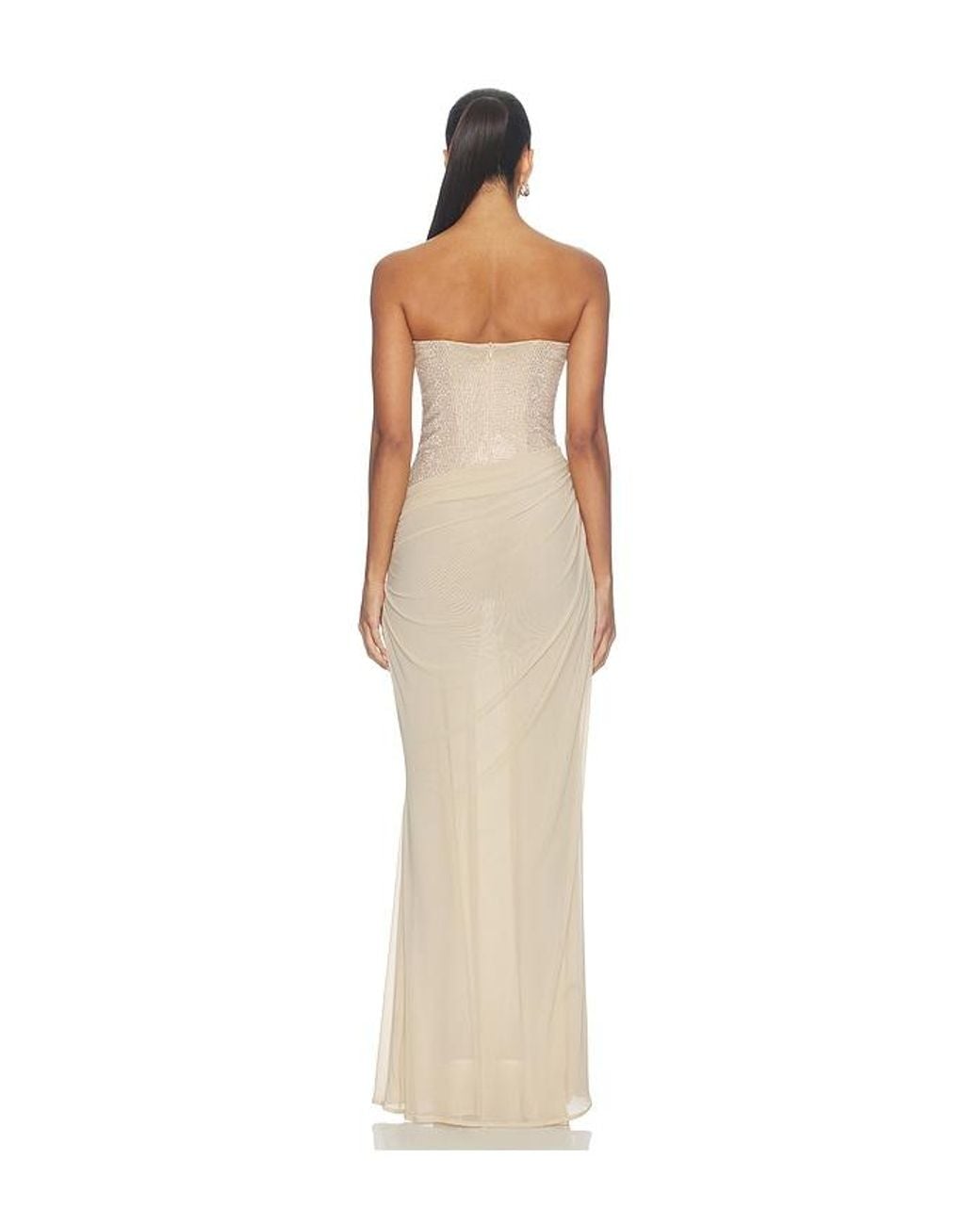 Mariandree Gaitan Natural Anna Dress