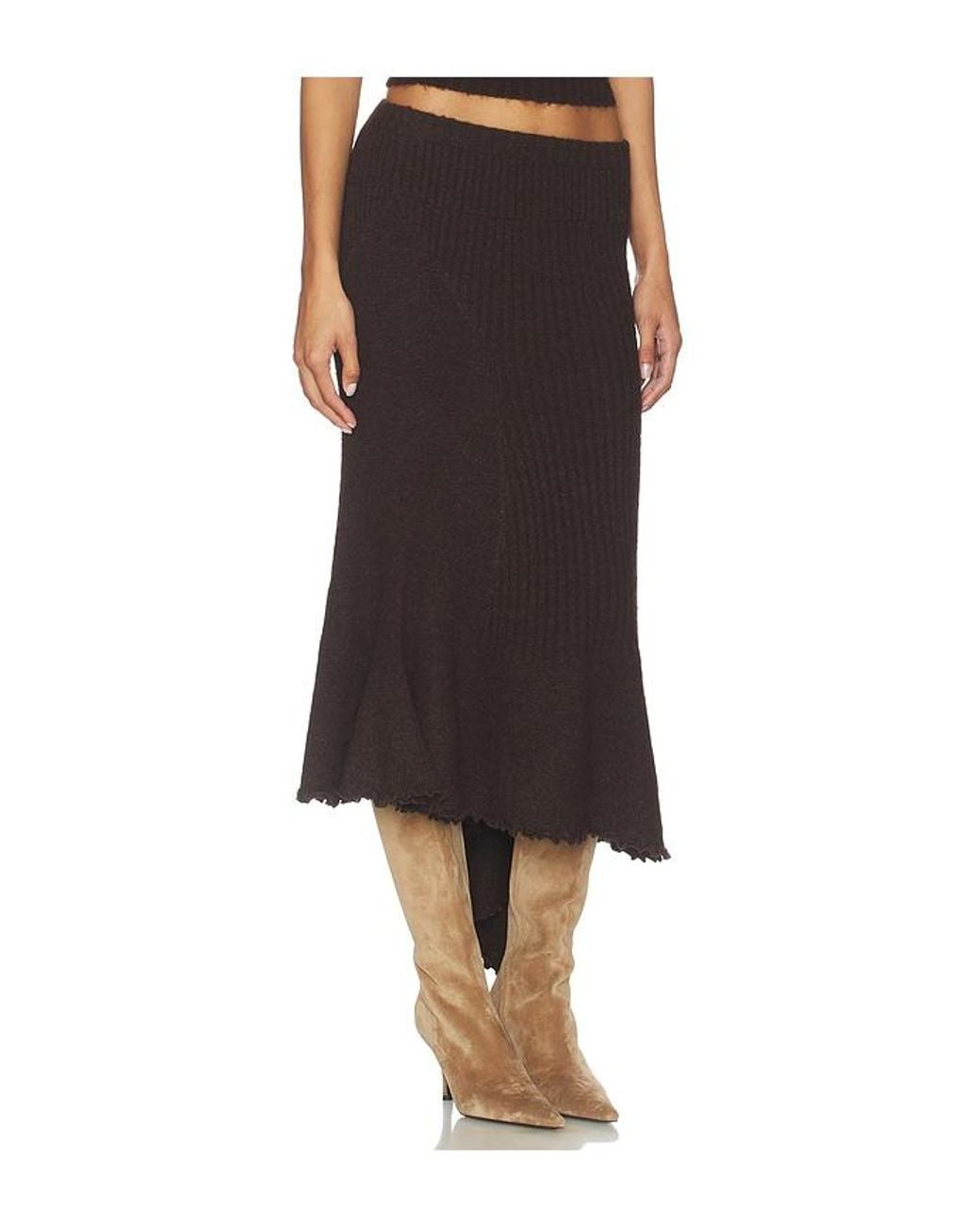 With Jean Black Fia Skirt
