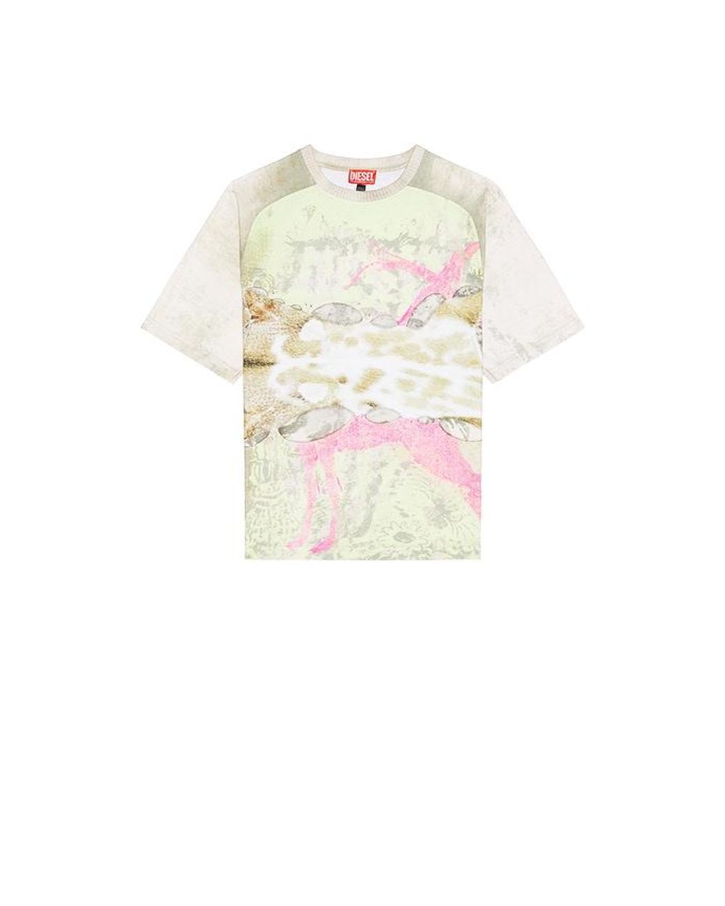 DIESEL Multicolor Clint Tee for men
