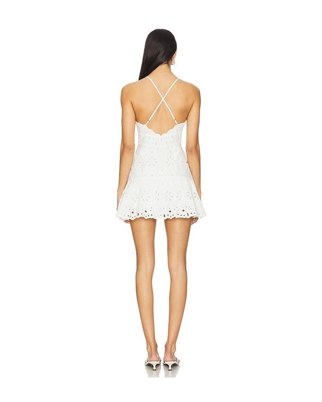 LoveShackFancy White X Revolve Catana Dress