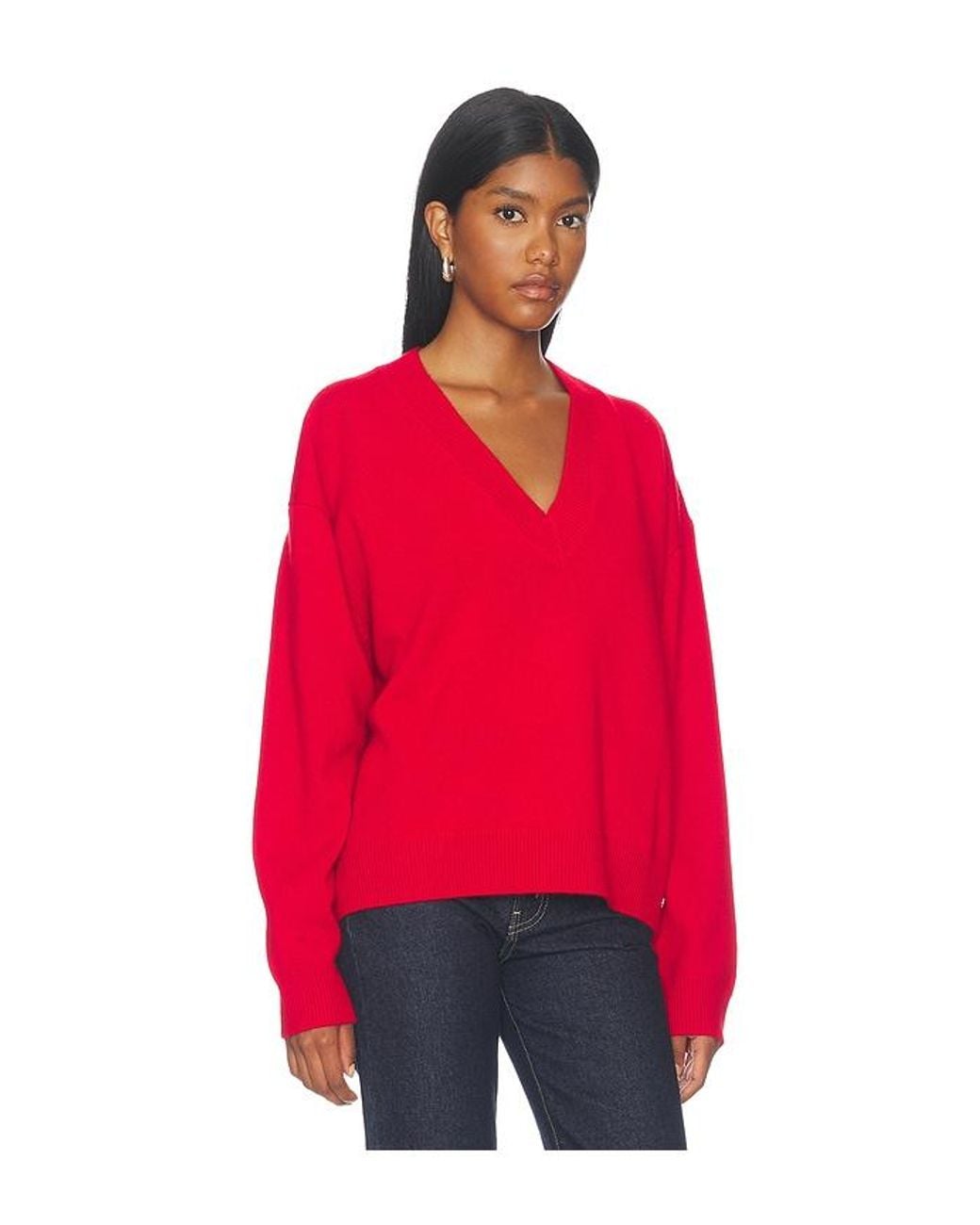 Anine Bing Red Lee Sweater