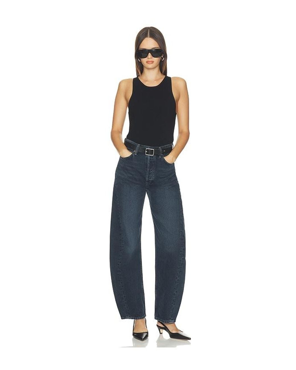 Agolde Blue Luna Pieced Jean