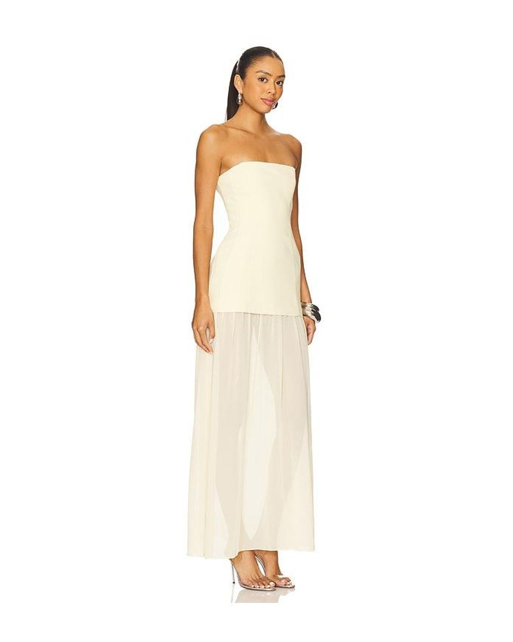 Amanda Uprichard White X Revolve Linda Dress