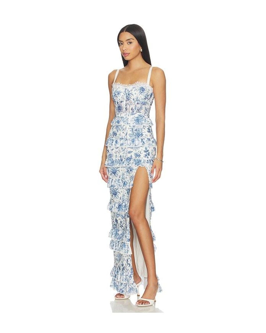 V. Chapman Blue Cassia Dress