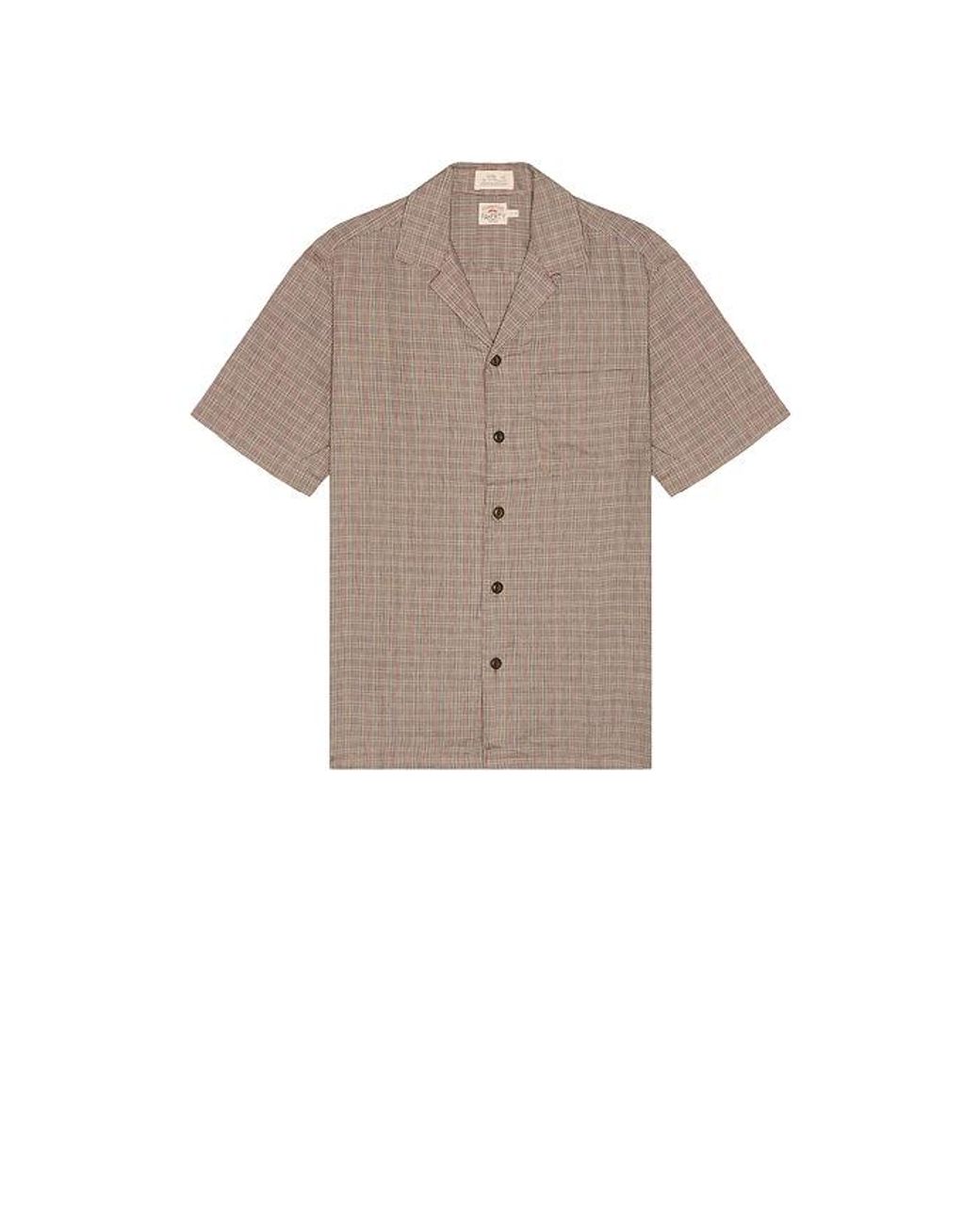 Faherty Brand Multicolor Short Sleeve Breeze Camp Shirt for men