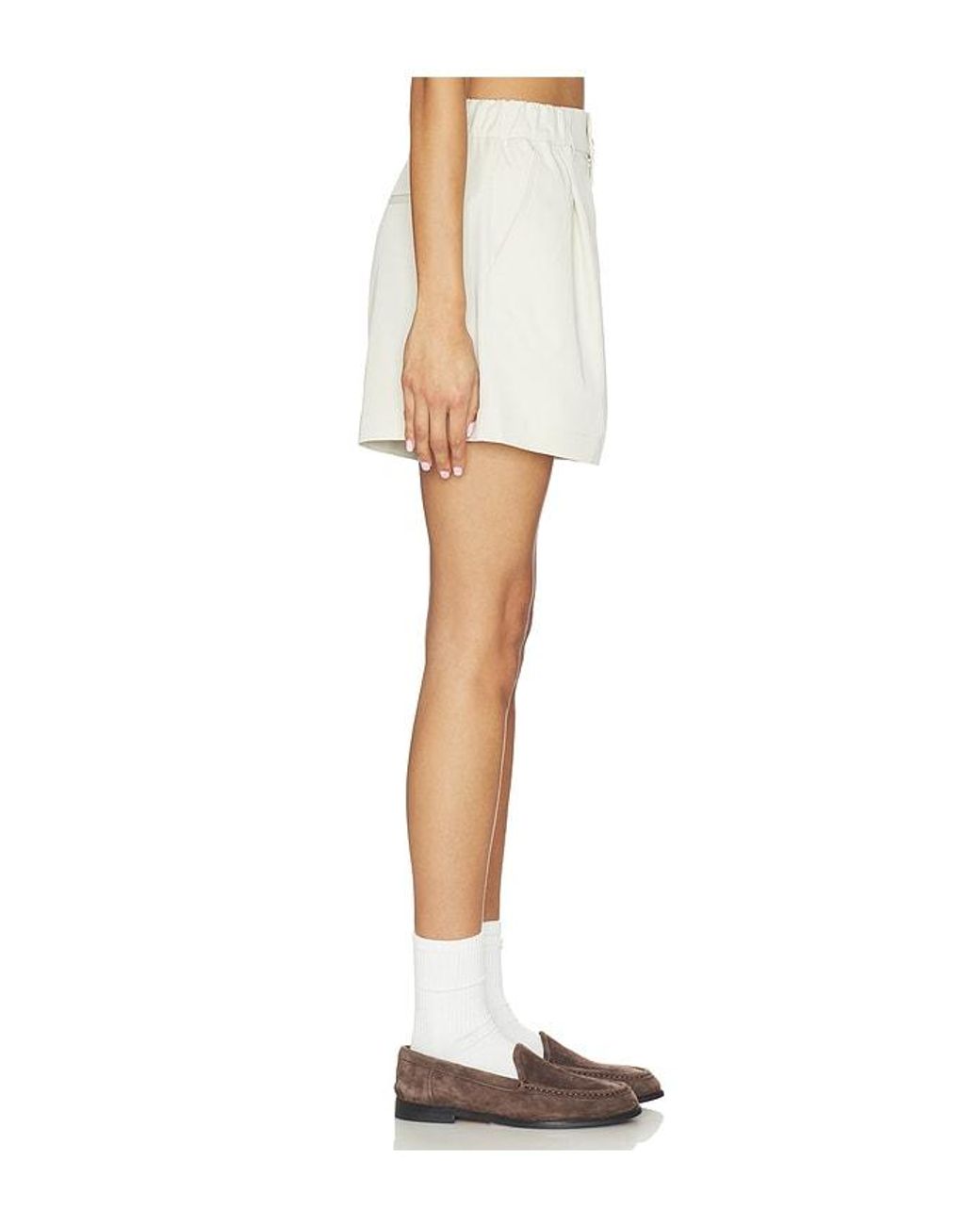 Varley White Tansy Woven Short
