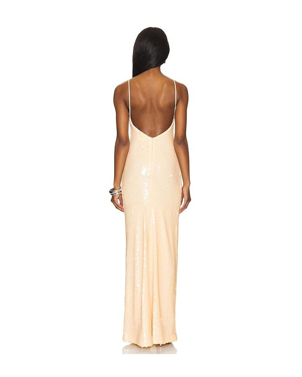 Lovers + Friends White Rachel Gown