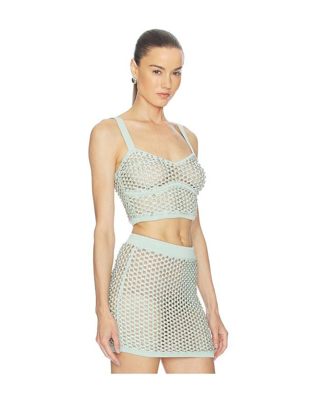 Fleur du Mal White Spotlight Bralette