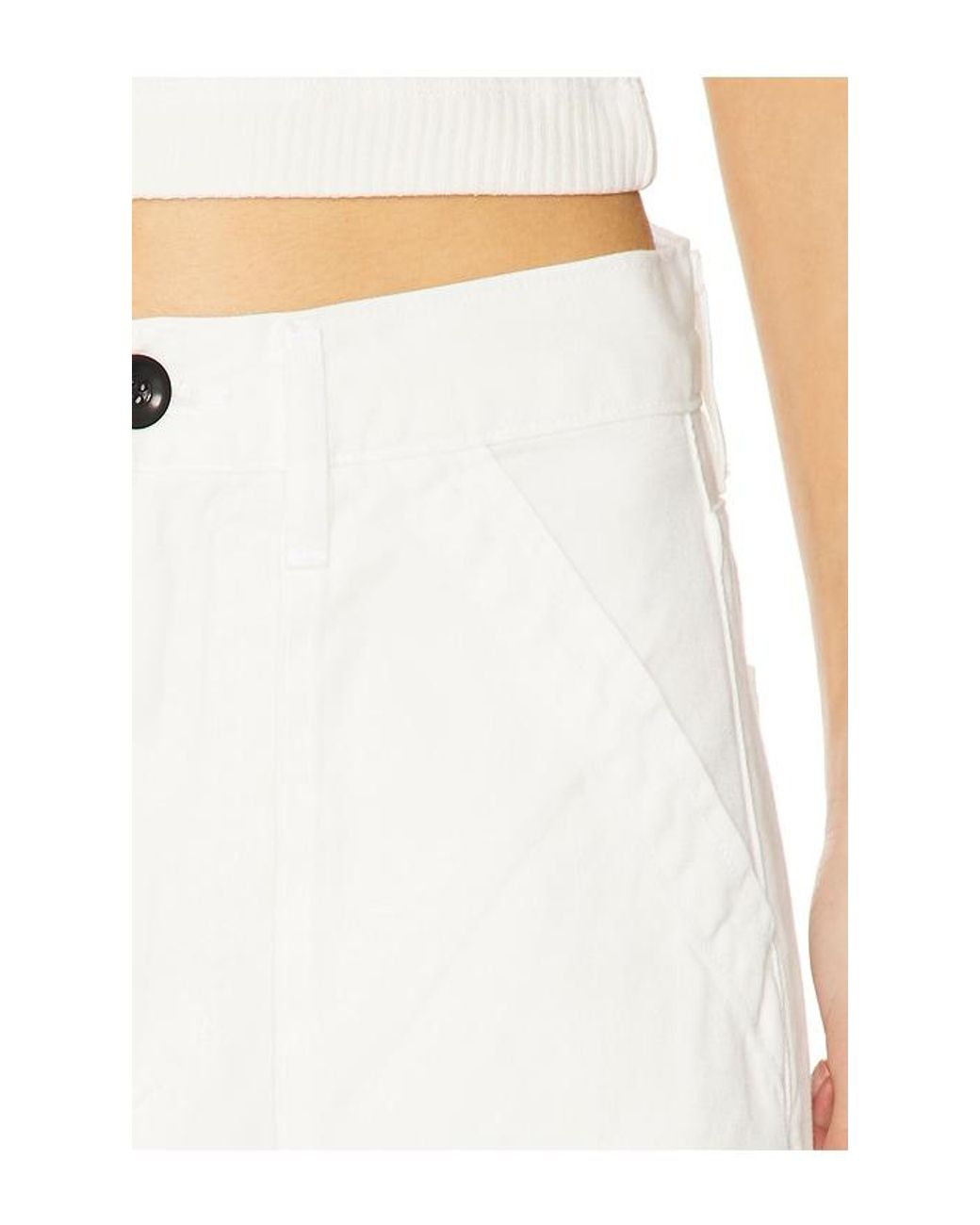 Citizens of Humanity White Ayla Cargo Jeans