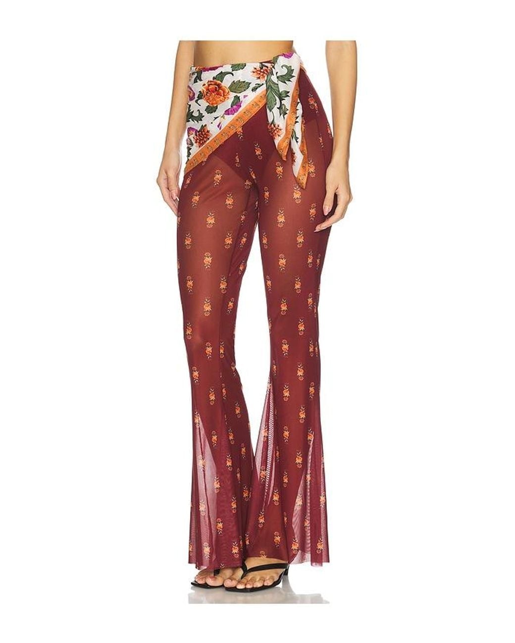 Agua Bendita Red X Revolve Monike + Lexi Pants And Bandana