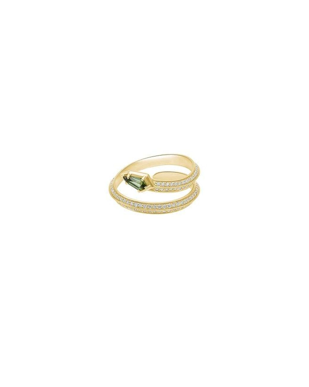 STONE AND STRAND White Ring Shield