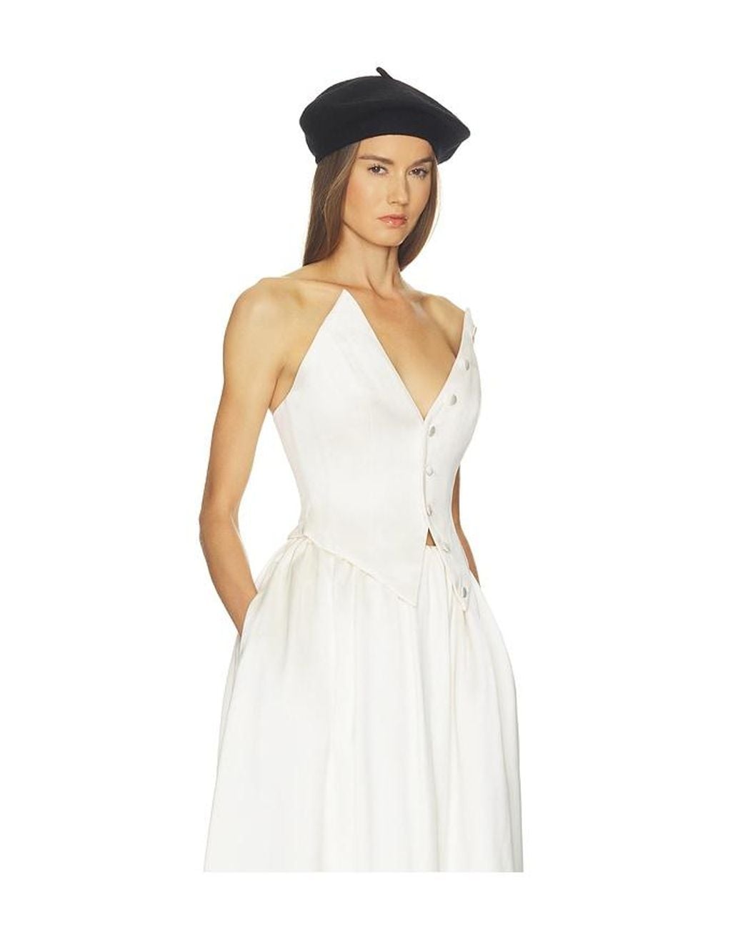 Helsa White Gala Bustier