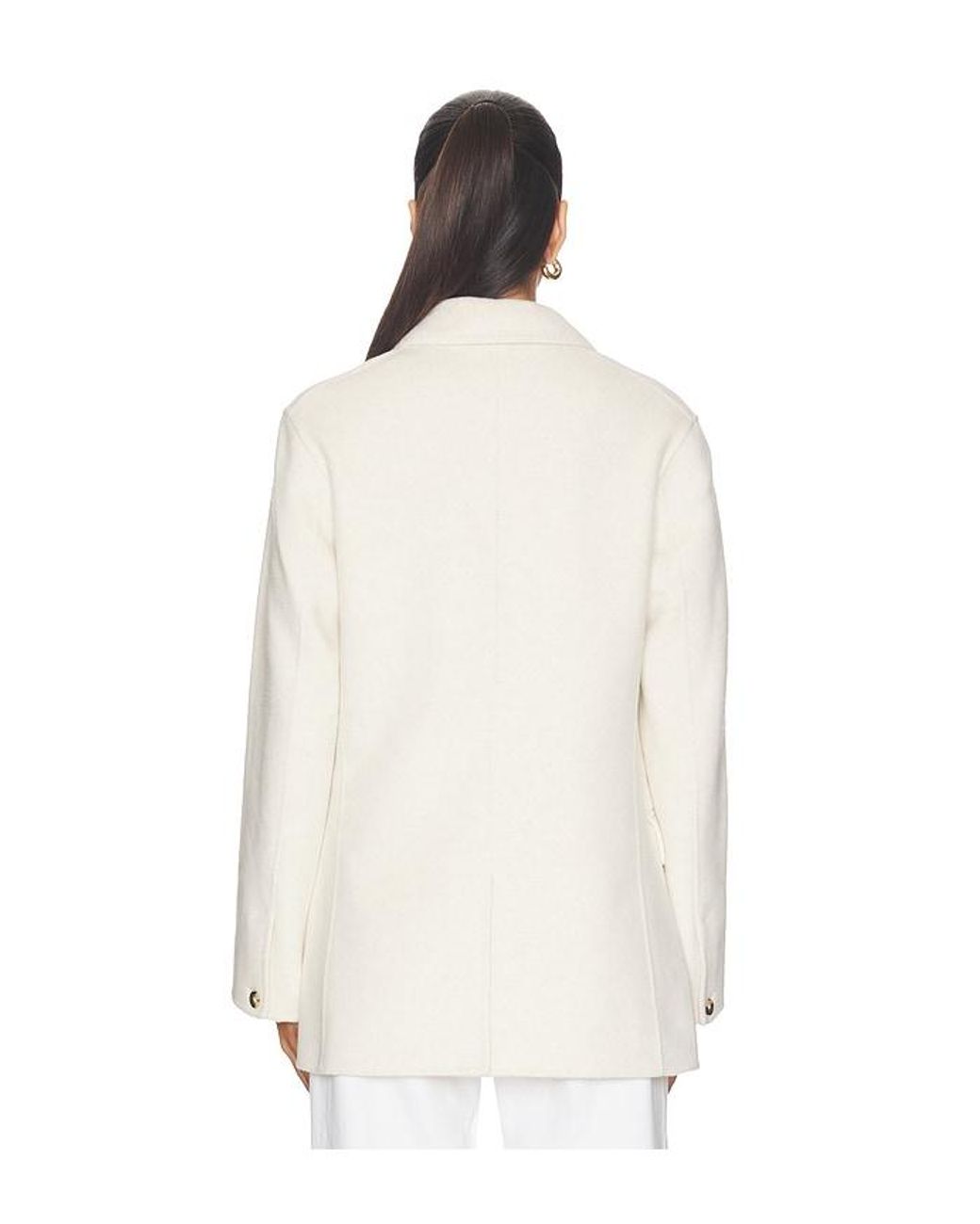 Rag & Bone White Zoe Wool Blazer