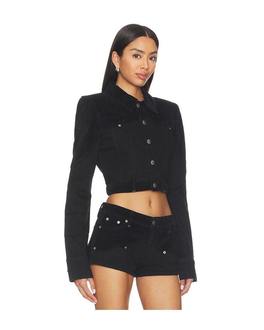 Ksubi Black Slim Trucker Jacket