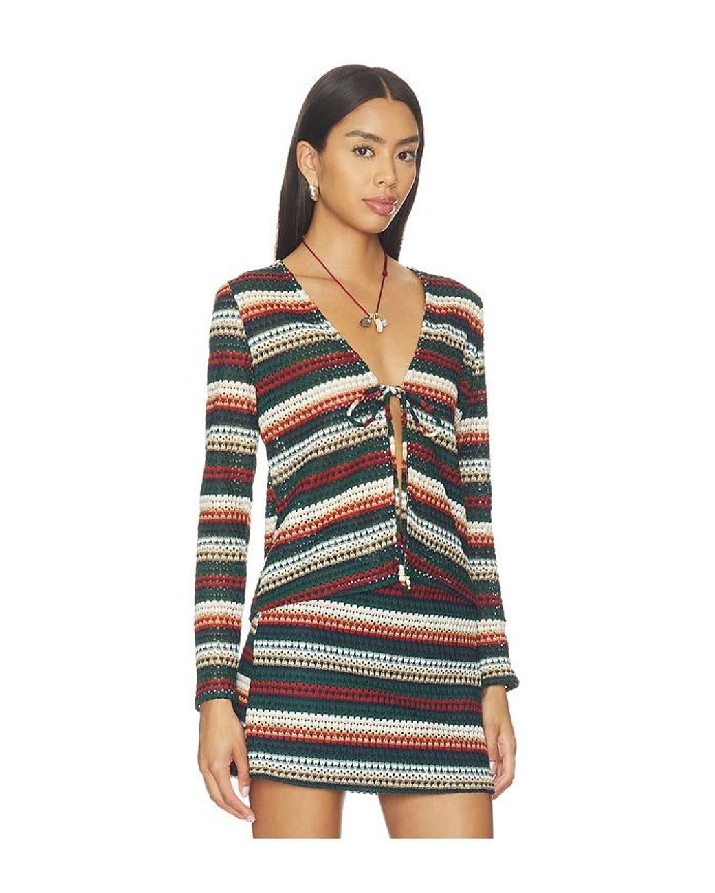 MISA Los Angles Black Kari Long Sleeve Top
