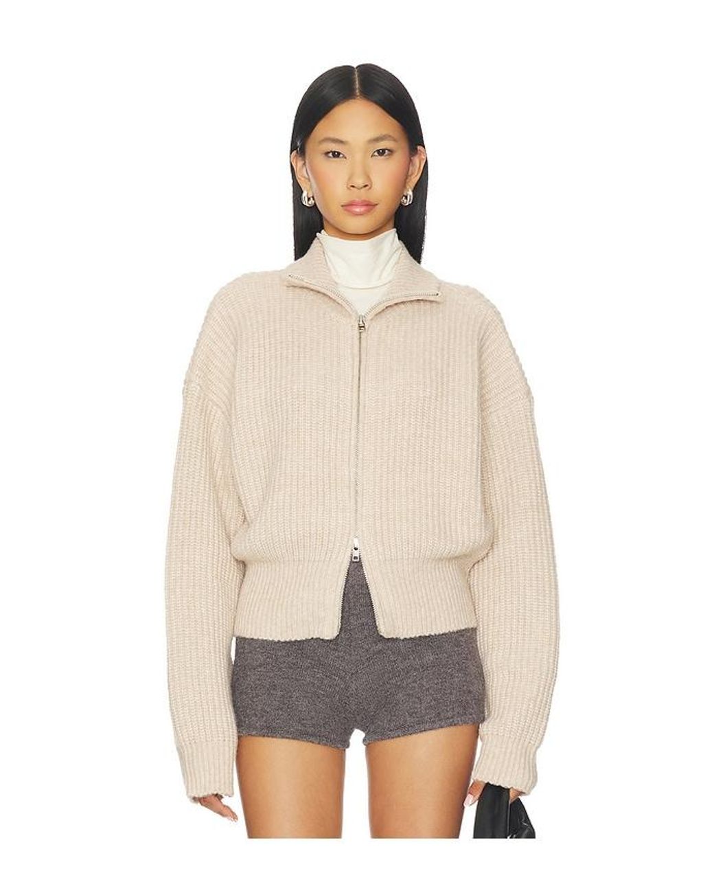 SNDY'S Natural Haze Zip Sweater