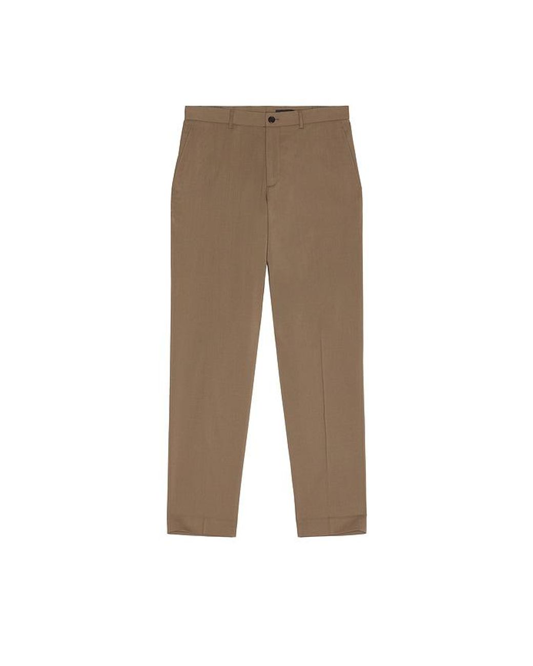 Theory Brown Motion Wool Curtis Pant for men