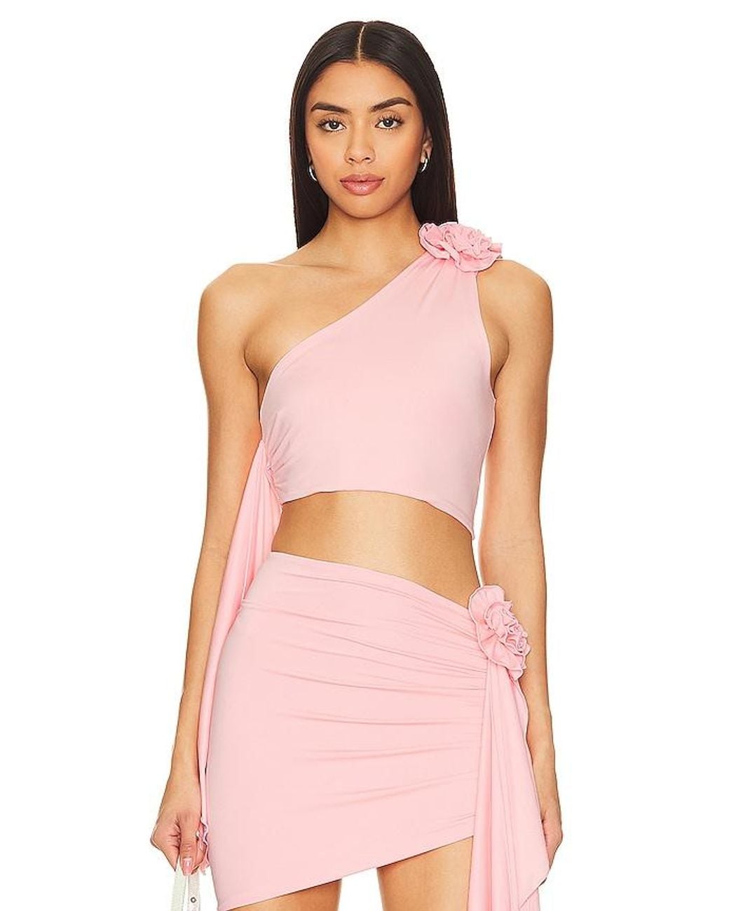 Lovers + Friends Pink Cordelia Top