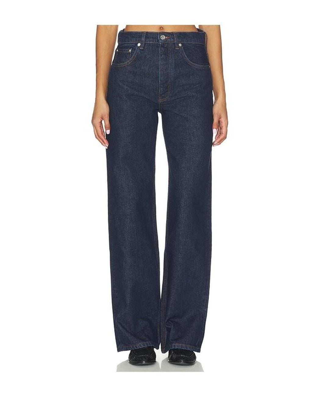 Anine Bing Blue Hugh Jean