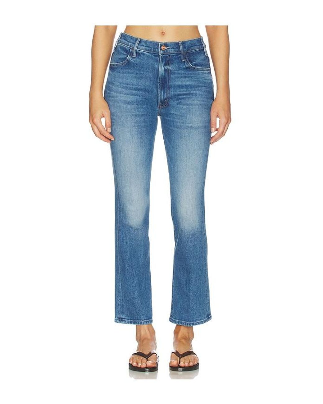 Mother Blue The Hustler Flood Jeans