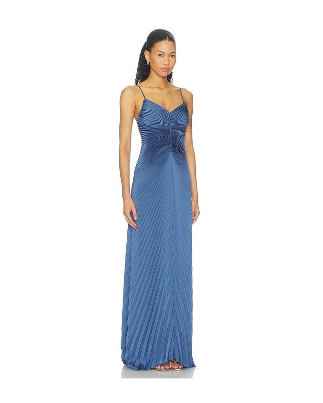 A.L.C. Blue Genevieve Gown
