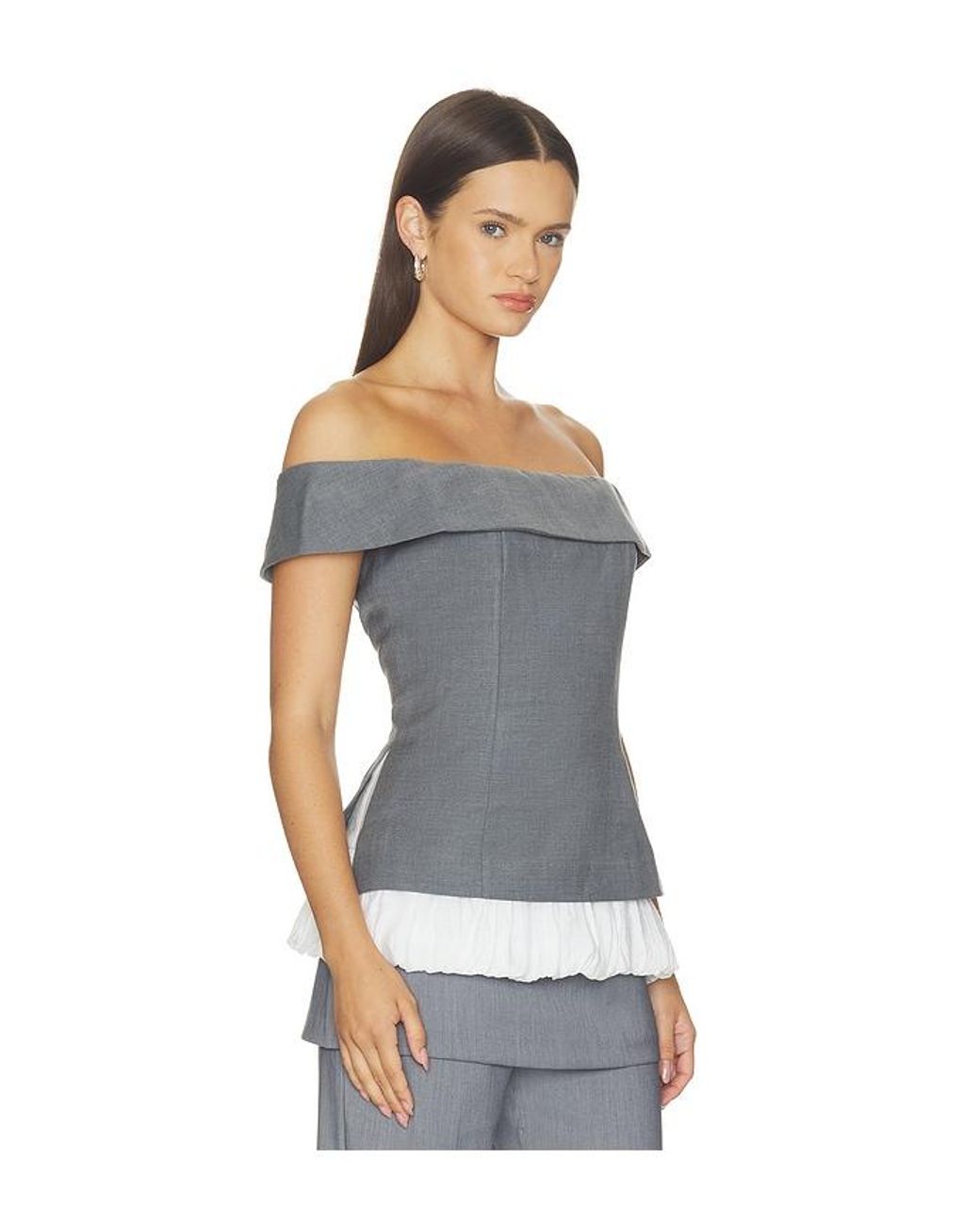 Maude Club White Ivy Top