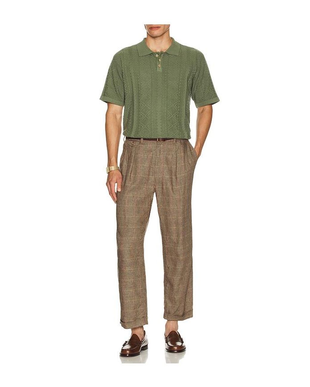 Beams Plus Hose 2 in Natural für Herren