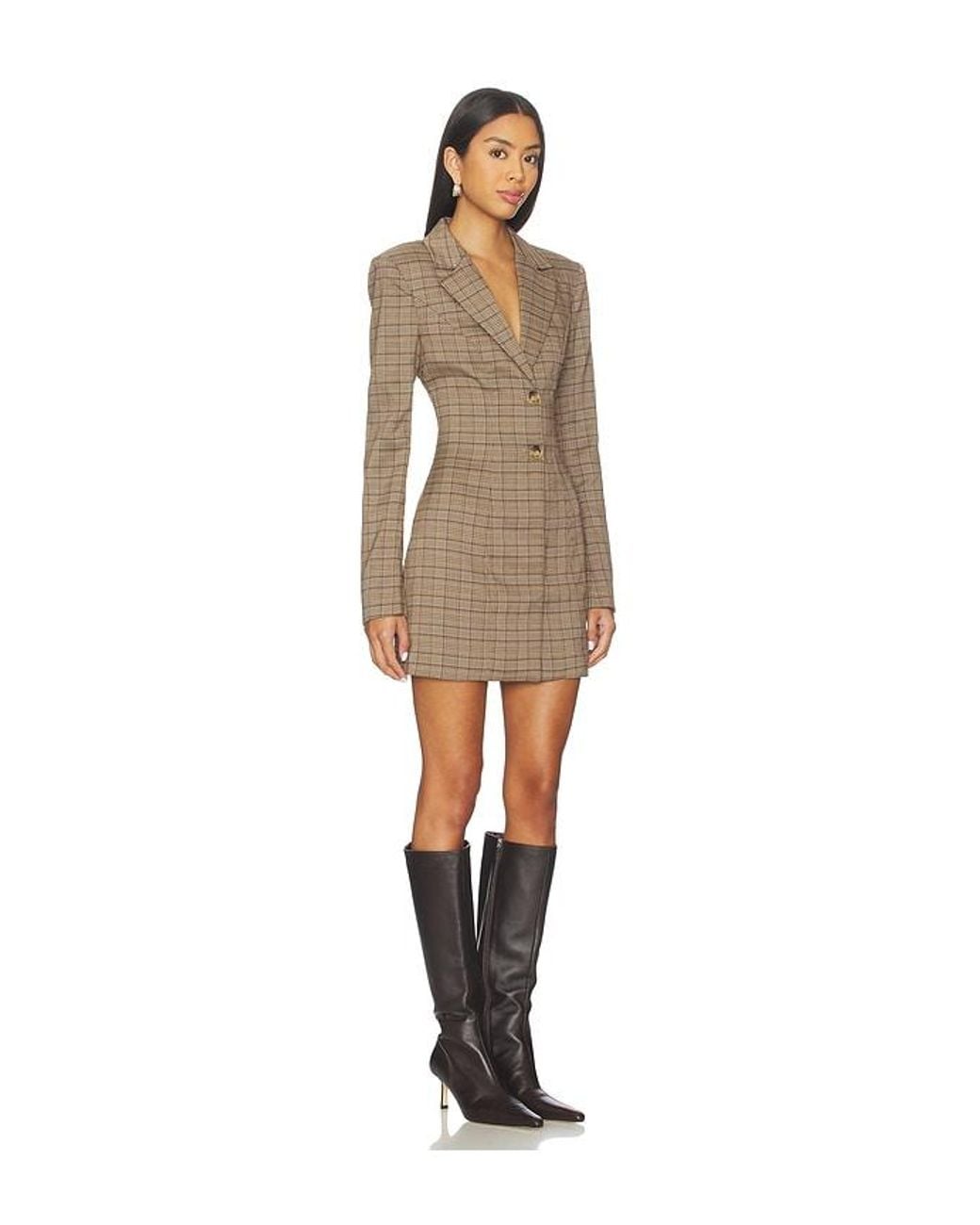 MAJORELLE Natural Dolly Blazer Dress