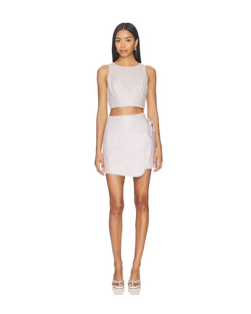 Hevron White Terrel Top