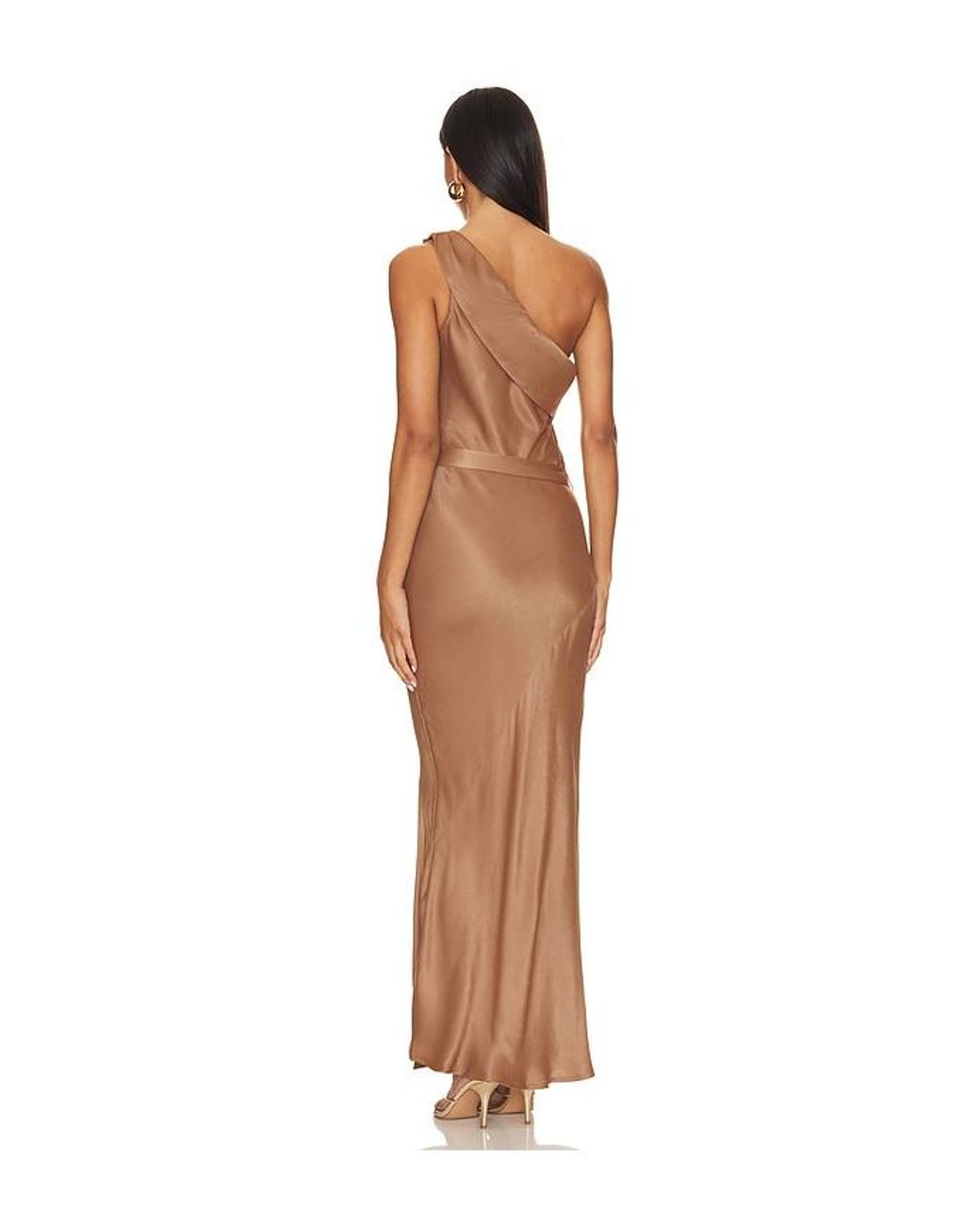 Karina Grimaldi Natural Angelique Midi Dress