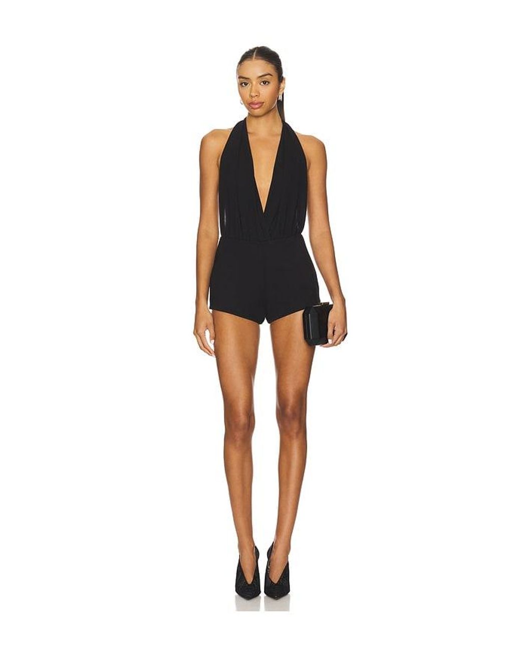 Nbd Black The Ravee Romper