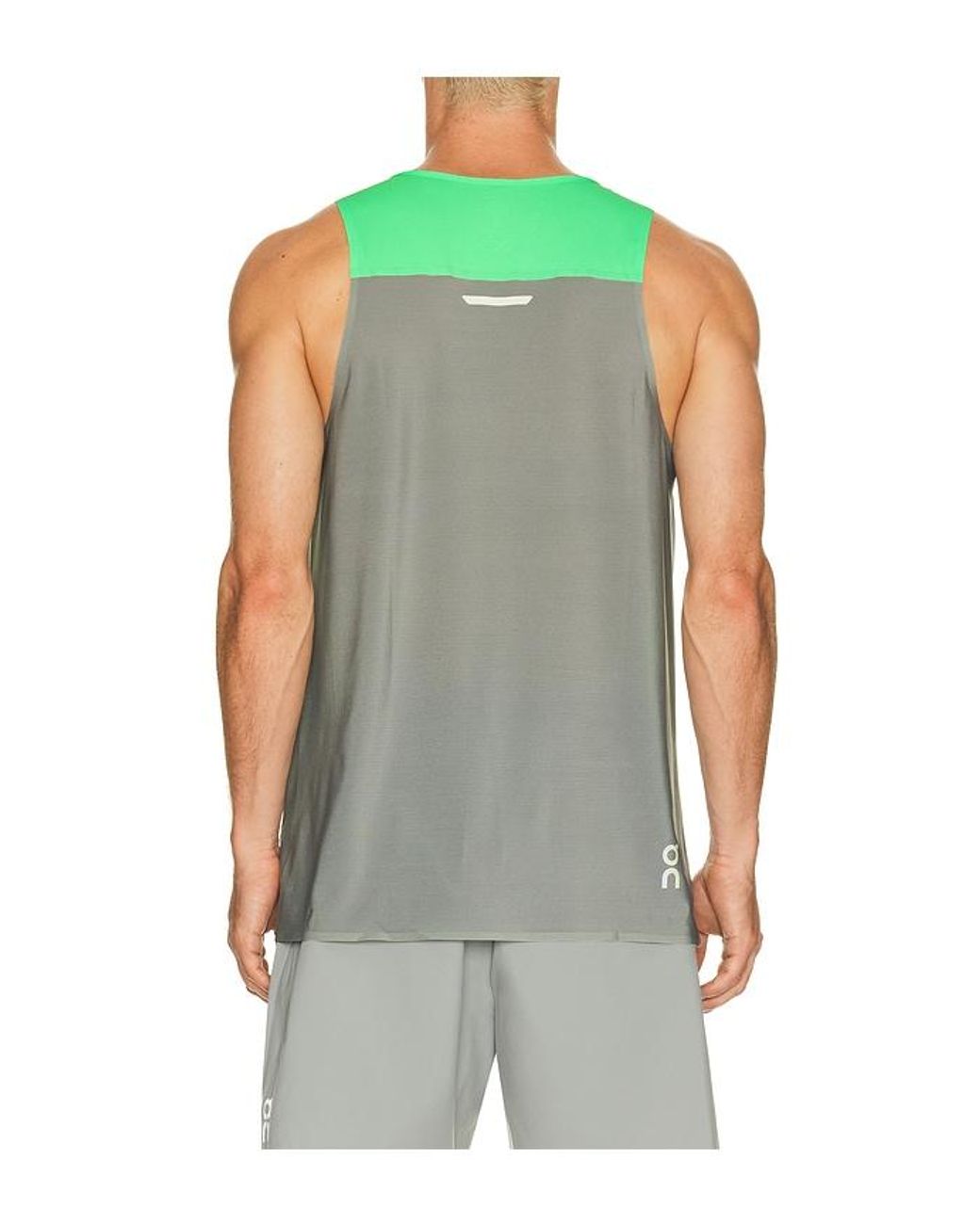 On Shoes Green Performance Tank for men