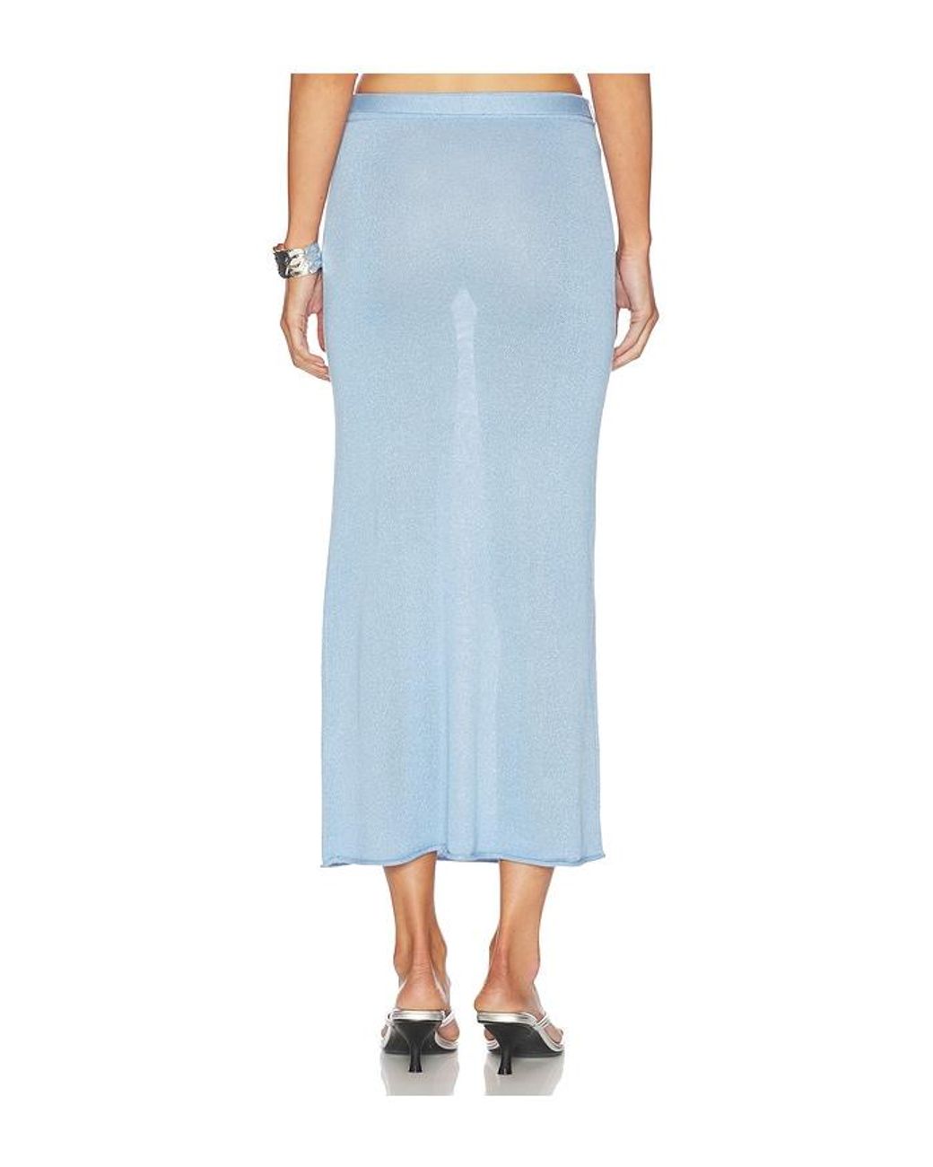 La Porte Blue Sonya Knit Skirt