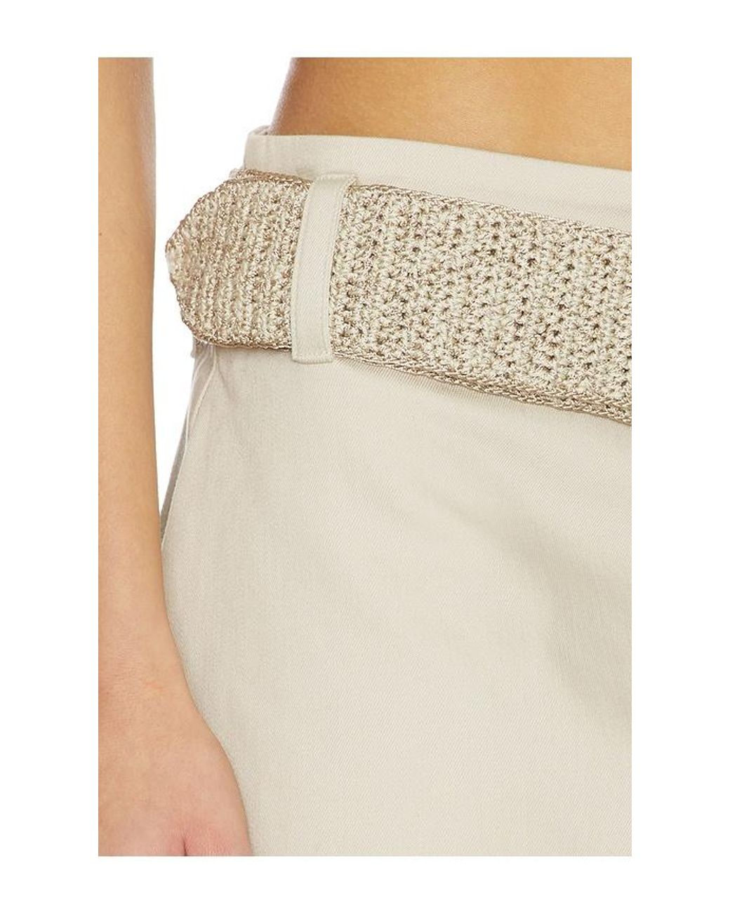 MY BEACHY SIDE White Alba Denim Skirt