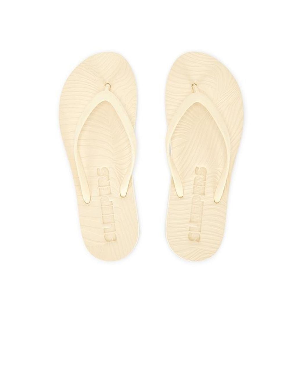 Sleeper White Slim Flip Flop