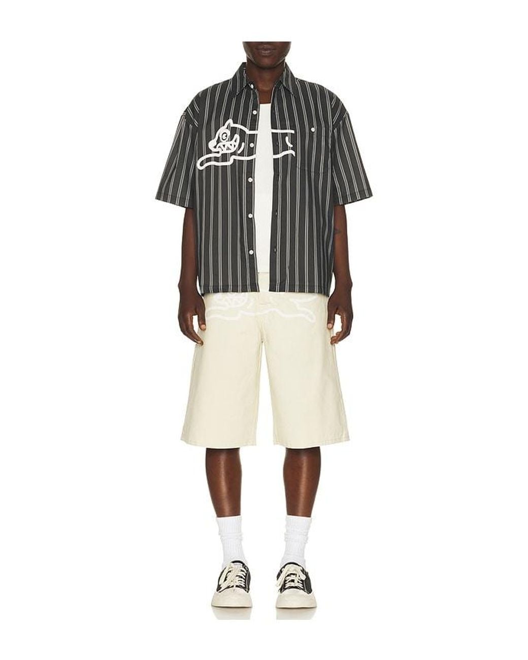 ICECREAM Natural Fenton Shorts for men