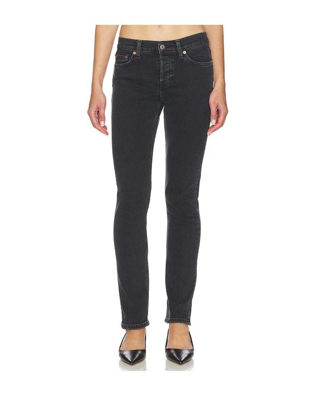 Re/done Blue The Slim Cig Jeans