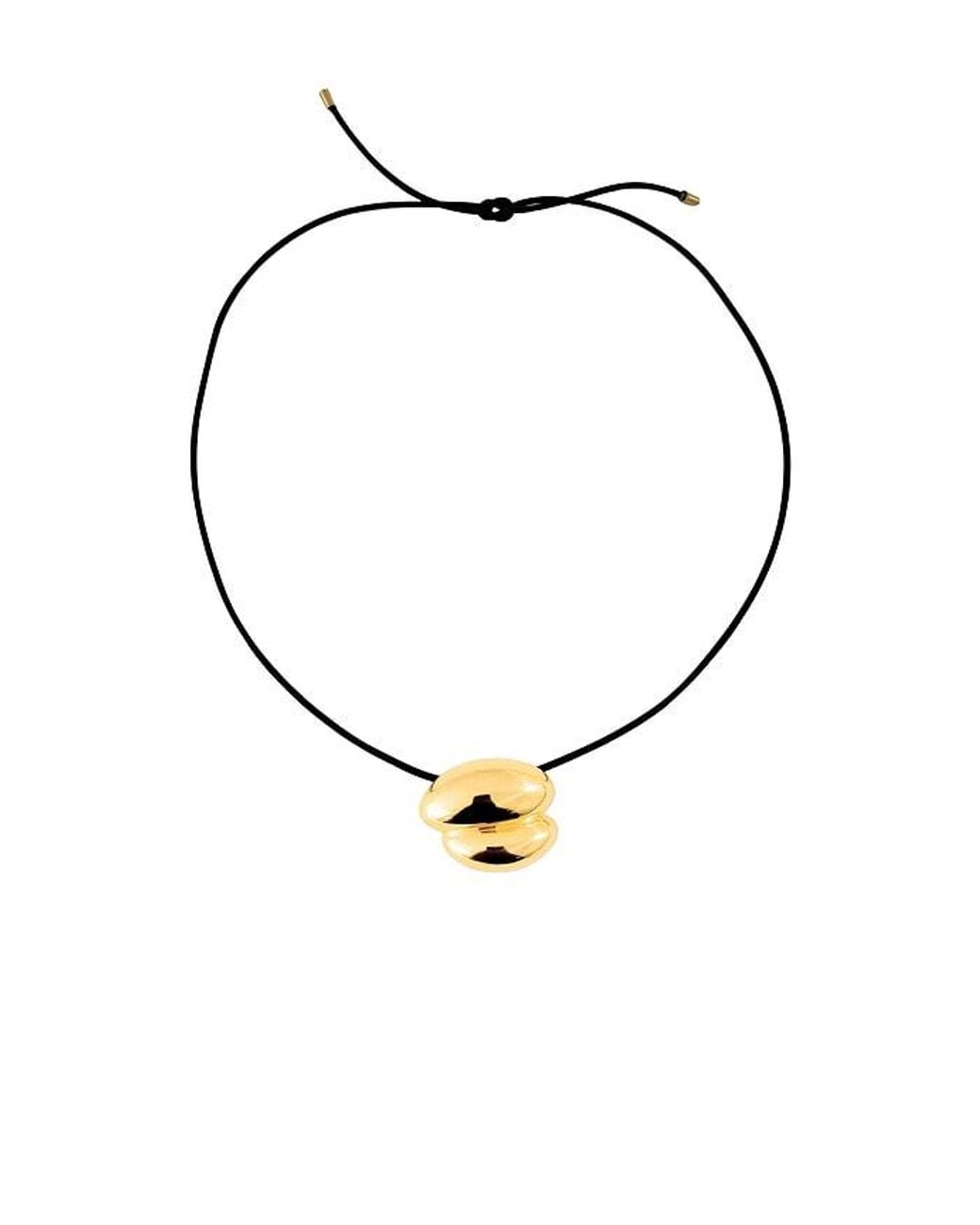 Mega Metallic Brioche Necklace