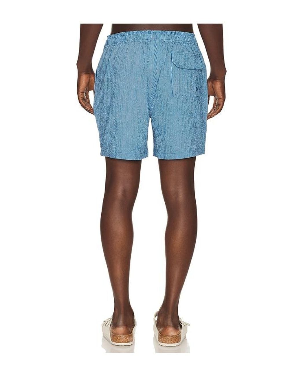 Barbour Blue Somerset Swim Short for men