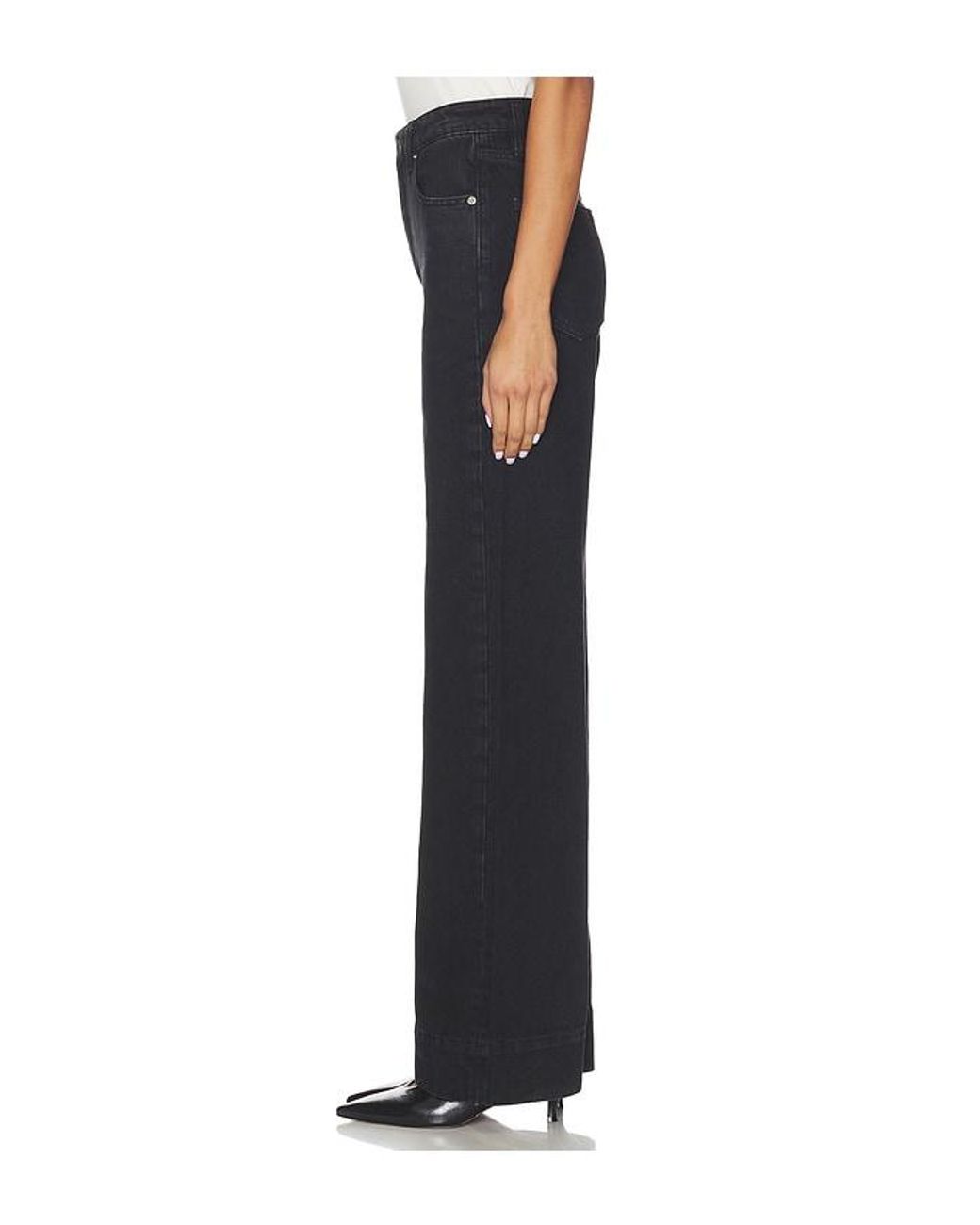 FRAME Black The Streamline Jeans